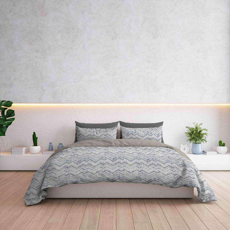 Copripiumino con Federe Stampato Jakarta Varie Misure