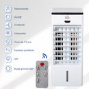 Raffrescatore Ventilatore con Ghiaccio 75W 9 Funzioni Bianco