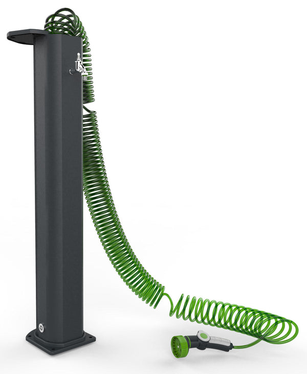 Fontana da Esterno con Tubo Dell'Acqua a Scomparsa Arkema Garden Surprise Grigio Antracite sconto