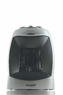 Termoventilatore Ceramico 1500W Kooper Africa Grigio