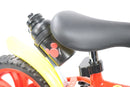 Bicicletta per Bambini 12" Disney Mickey Mouse Freno Caliper e Stabilizzatori in Acciaio Hi-Ten Rosso