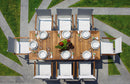 Tavolo Rettangolare Allungabile da Giardino 210x90 cm Voghini Ajaccio Avorio