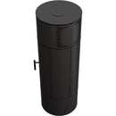 Stufa a Legna 10KW in Acciaio Flig Murrieta Nera