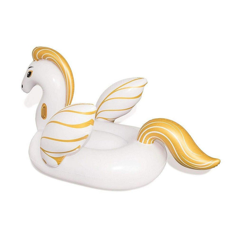 Cavallo Gonfiabile Gigante 231x150 cm in Vinile Bestway  41118 Pegaso Bianco