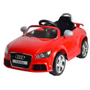 Macchina Elettrica per Bambini 12V con Licenza Audi TT Rosso