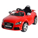 Macchina Elettrica per Bambini 12V con Licenza Audi TT Rosso