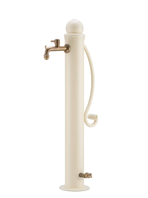 sconto Fontana da Giardino con Manico e Doppio Rubinetto Belfer 42/ARRP Avorio