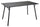 Table de jardin pliante 140x80x74 cm en fer anthracite Rovigo