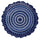 Piatto Decorativo Ø30xh3 cm in Ceramica Blu