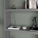 Libreria 72x22x200 cm Wish estensibile angolare Grigio