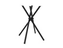 Base per Tavolo da Giardino 50x50x74 cm 4 Gambe in Acciaio Nero