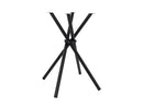 Base per Tavolo da Giardino 50x50x74 cm 4 Gambe in Acciaio Nero