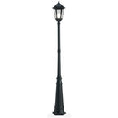 Lampada Palo Alto per Giardino Colore Nero per Esterno Linea Maxi Esagonale Livos