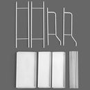 Scaffale Multifunzione per Lavatrice 47x25x160 cm Rack Mensole Salvaspazio