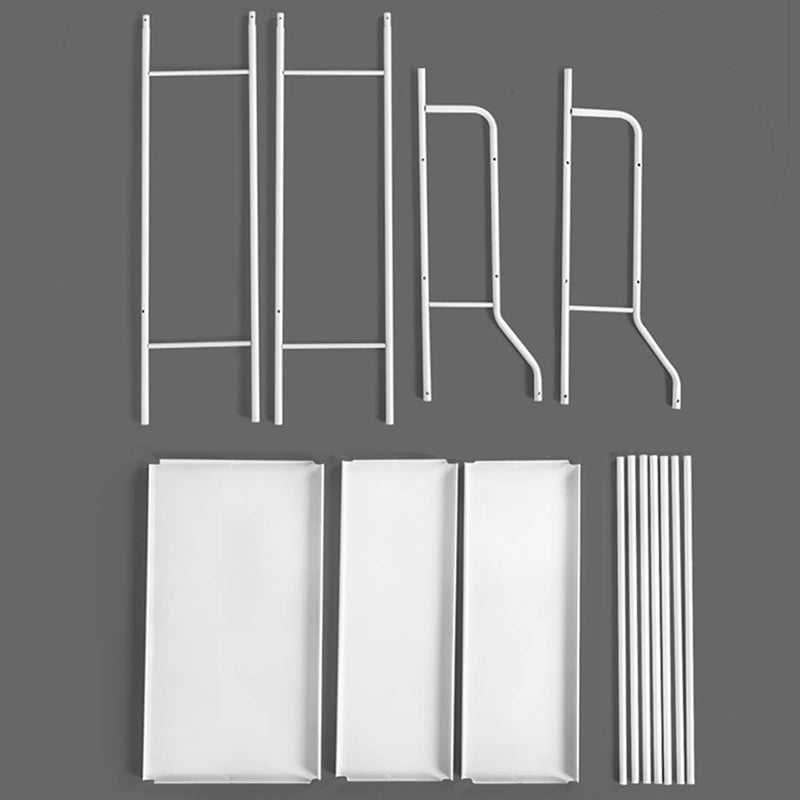 Scaffale Multifunzione per Lavatrice 47x25x160 cm Rack Mensole Salvaspazio