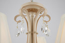 Lampadario Elegant in Metallo Brionia Beige