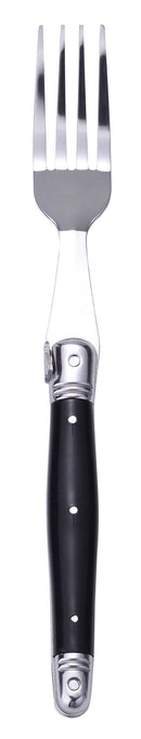 Set Posate 24 Pezzi in Acciaio Inox Manico in ABS Nero