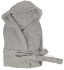 Accappatoio in Spugna 100% Cotone Grigio