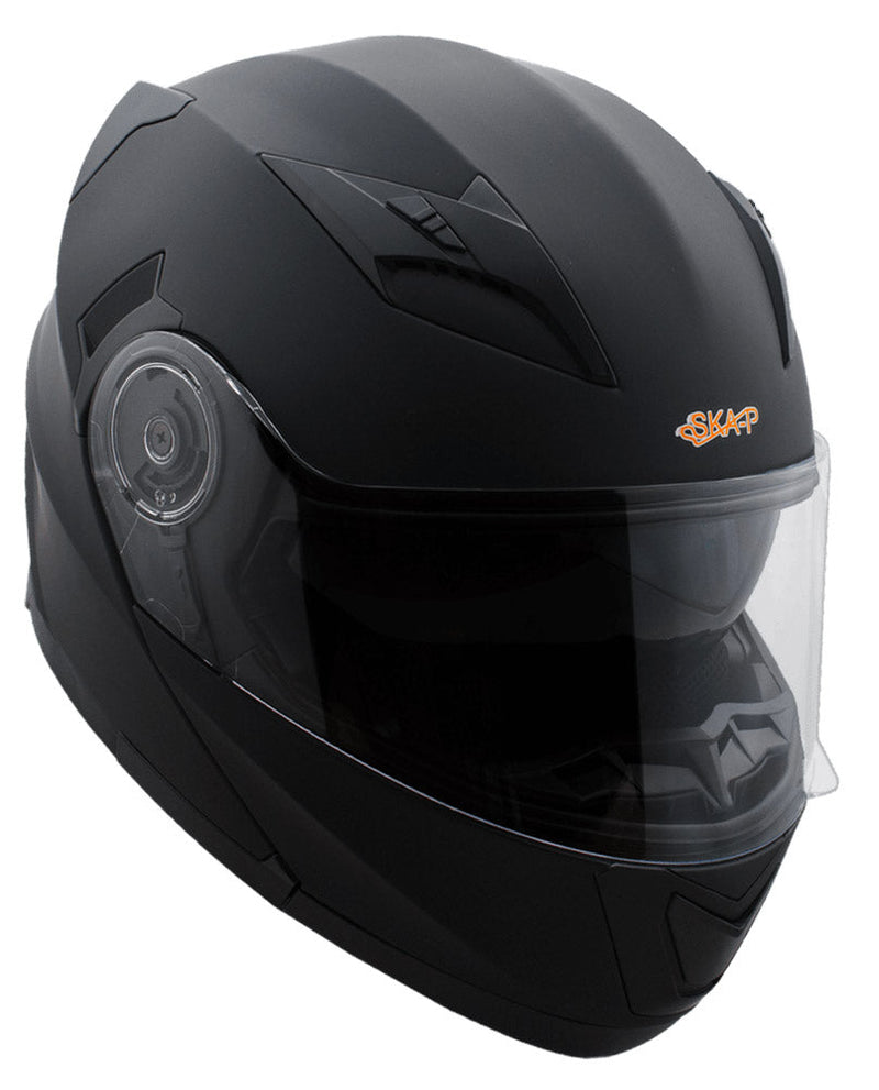 Casco Modulare per Moto Scooter SKA-P 5 XH Road Bianco Metal