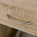 Scrivania da Ufficio ad Angolo Porta PC 120x70x75 cm in Legno 