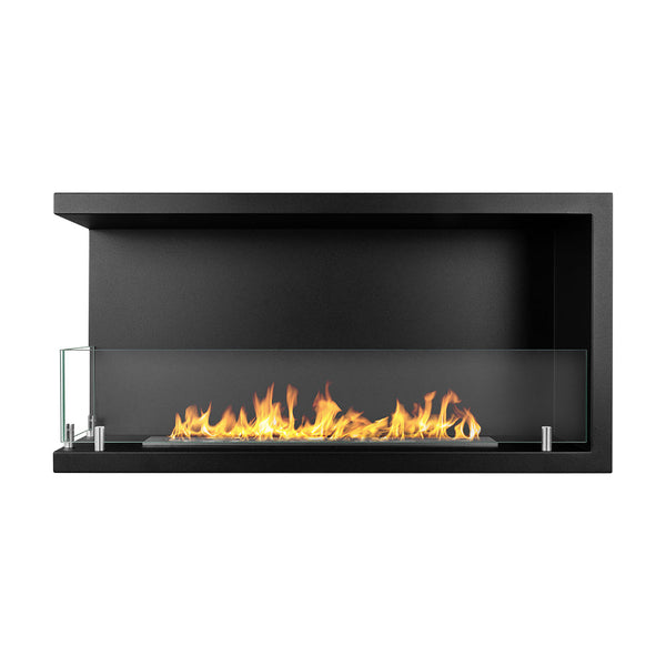 online Camino a Bioetanolo da Incasso ad angolo 90x22,4x45 cm Sutri 90 SX Nero
