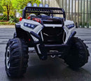 Macchina Elettrica per Bambini 12V Fuoristrada 4x4 Kidfun Cross Country Bianca