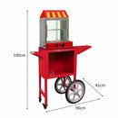 Macchina a Vapore per Hot Dog 2000W in Acciaio Inox con Carrello
