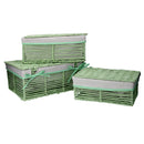 Set 3 Scatole paper hilary verde chiaro 