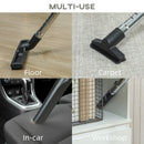 Bidone Aspiratutto 3 in 1 da 1400W Aspirasolidi Liquidi e Soffiatore Capacità 18L Triplo Filtro e Accessori In Acciaio Inox      