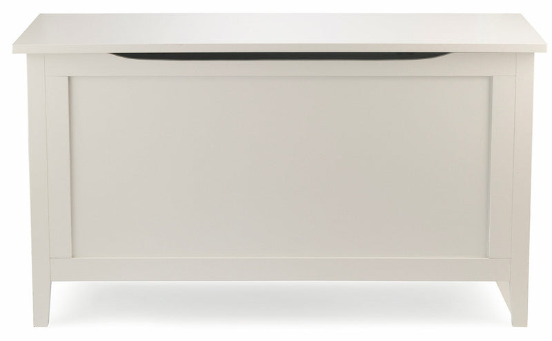 Baule Cassapanca Contenitore 90x40x50,5 cm in Legno Soriani Bianco