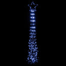 Stella Cometa Albero di Natale Puntale Cascata Illuminazione Led Natalizia