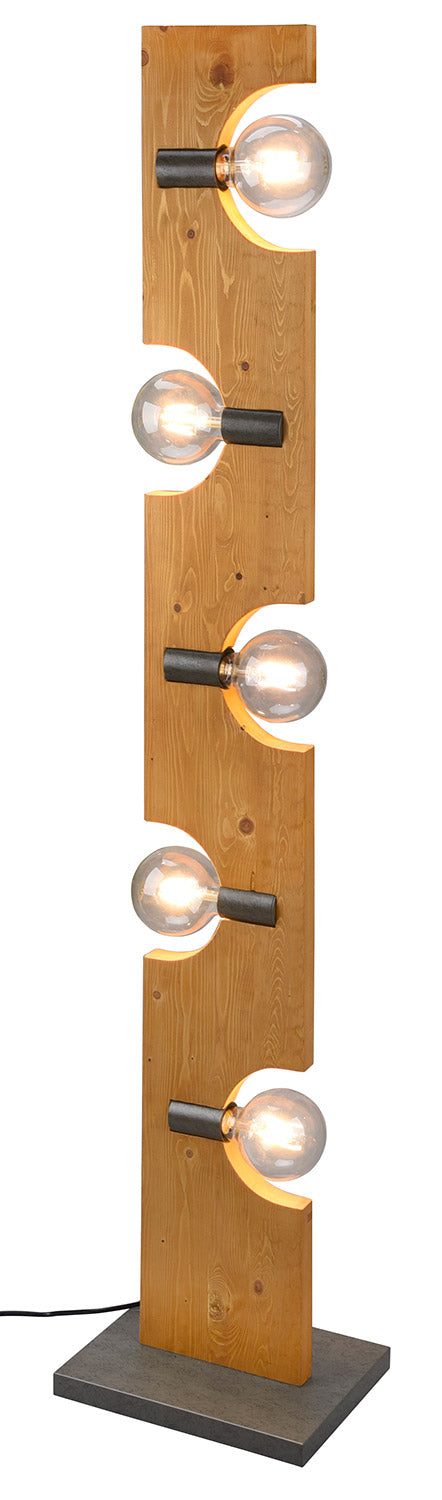 Piantana da Interno Attacco E27 in Legno naturale Naturale sconto