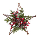 Stella Wild Rose Ø45 cm Rosso/Verde