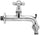 Robinet de fontaine de jardin en laiton chromé avec raccord rapide Morelli Plenty