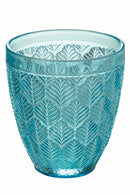 Set 6 Bicchieri Acqua in Vetro 300 ml Villa d'Este Home Tivoli Bali Leaf
