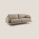 Divano 3 Posti 218x88x93 cm in Tessuto Beige