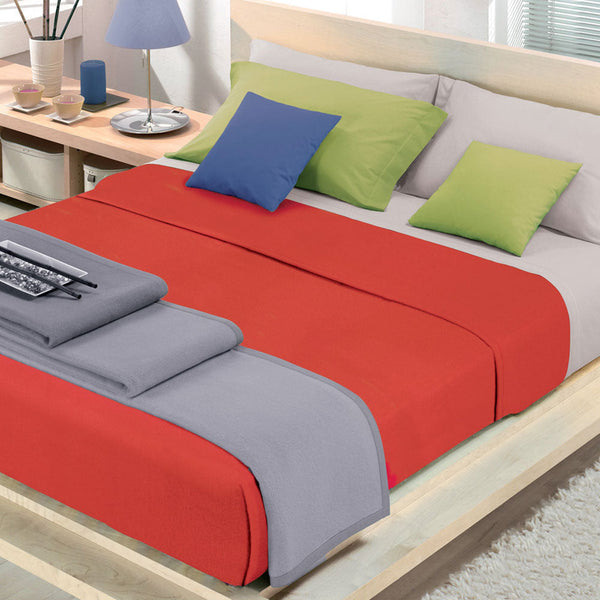 Couverture Cober Coprice en mélange de coton rouge acquista