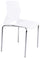 Chaise en Polypropylène et Chromo Vandi Blanc