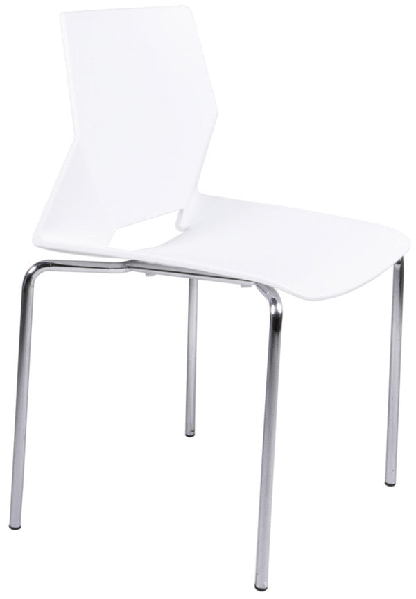 Chaise en Polypropylène et Chromo Vandi Blanc prezzo