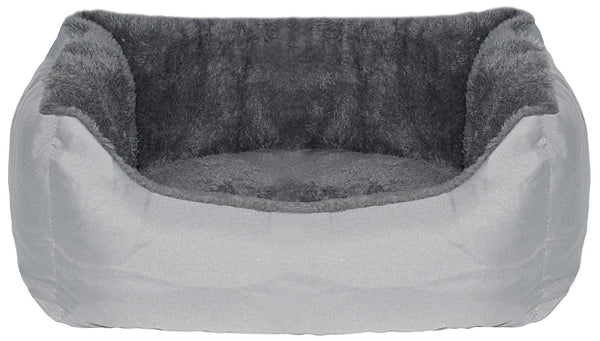 Niche Double Face pour Chiens et Chats amoureux Polyester Gris Clair Différentes Tailles acquista