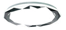 Plafoniera da Interno a LED in Plastica Cromo