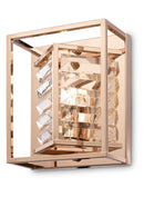 Lampada da parete Neoclassic in Metallo Tening Oro