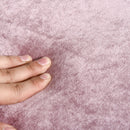 Pouf Sgabello Contenitore 81x40x41 cm in Tessuto Vellutato  Rosa