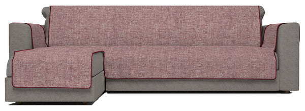 Housse de canapé en polyester avec péninsule gauche Bordeaux Différentes tailles sconto