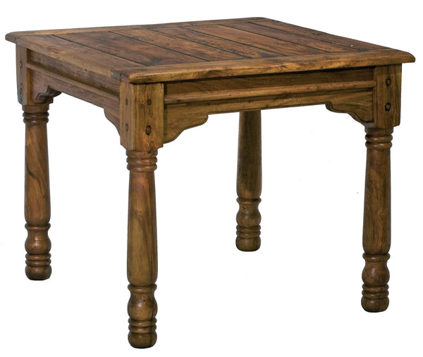 online Table Carrée en Bois Ancien Clair