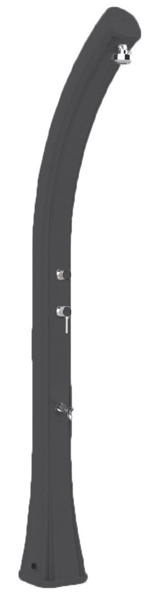 Doccia Solare da Giardino 35L Miscelatore e Lavapiedi e Temporizzatore Arkema Happy XL Antracite online