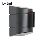 Tendinastro da Parete 5 m con Clip di Chiusura Nastro Giallo/Nero