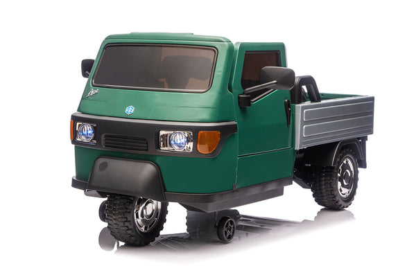 Macchina Elettrica per Bambini Licenza Piaggio Apecar 12V Verde prezzo