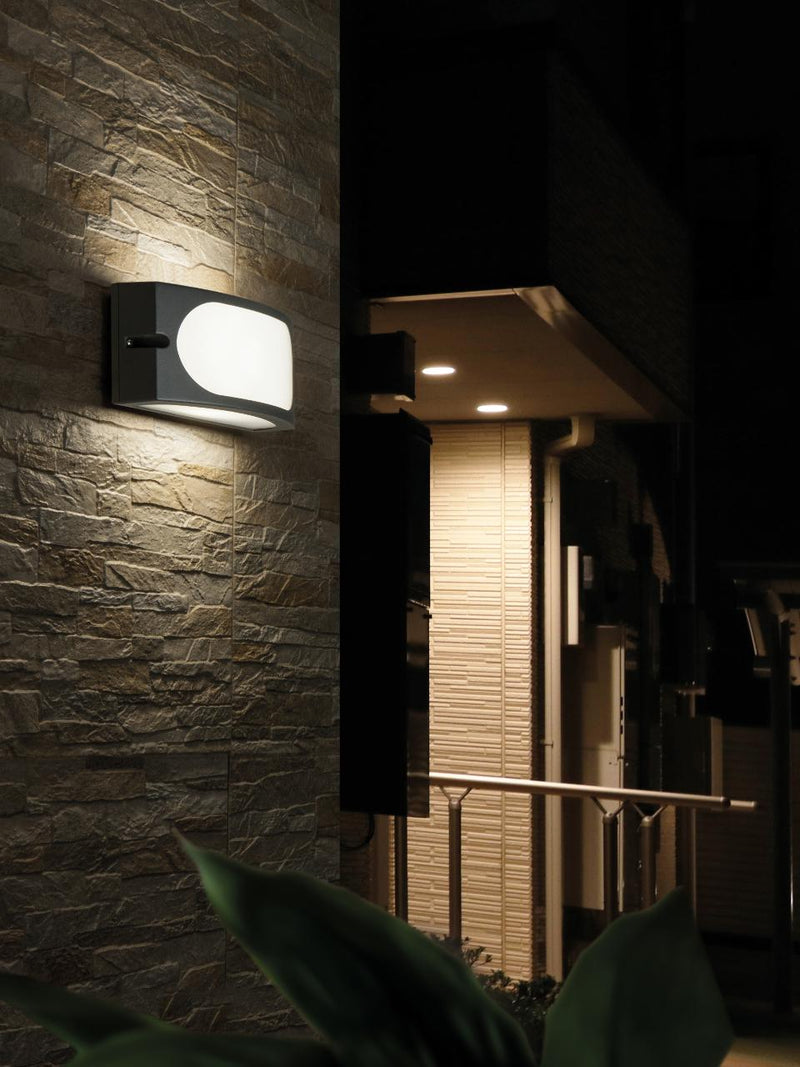 Applique da Esterno E27 in Alluminio Sovil Grigio