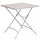Table Bristol 70x70x72 h cm en acier gris tourterelle clair
